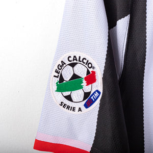 2007/2008 juventus nike zebina 5 home jersey