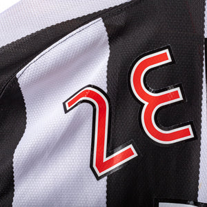 2007/2008 juventus nike zebina 5 home jersey