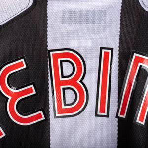 2007/2008 juventus nike zebina 5 home jersey