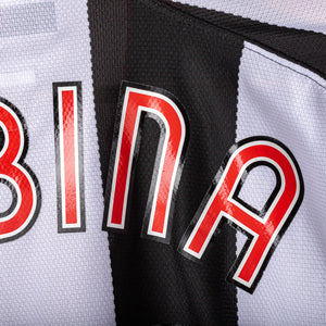 2007/2008 juventus nike zebina 5 home jersey