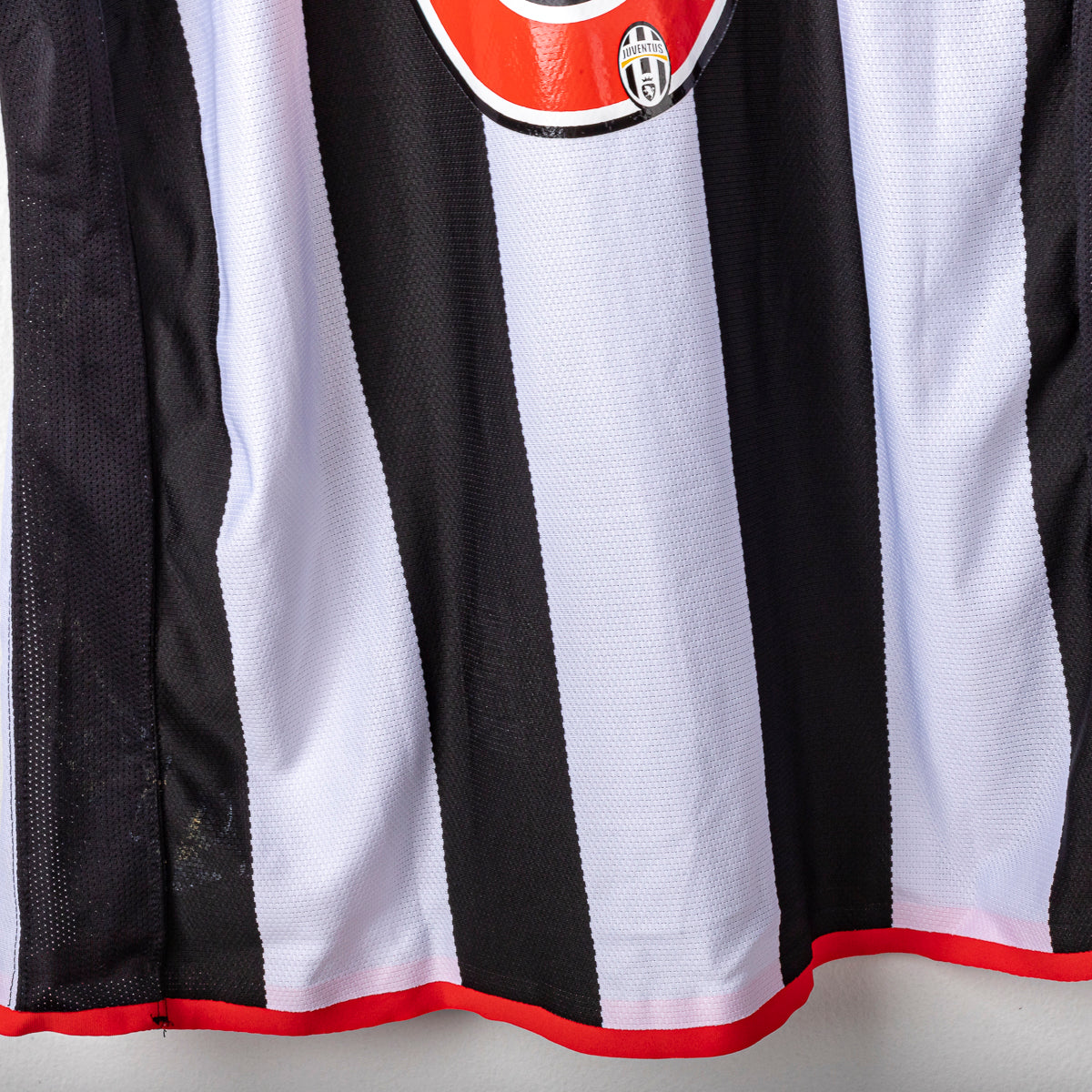 2007/2008 juventus nike zebina 5 home jersey