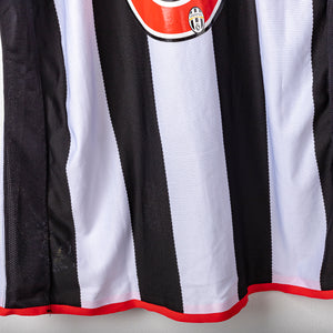 2007/2008 juventus nike zebina 5 home jersey