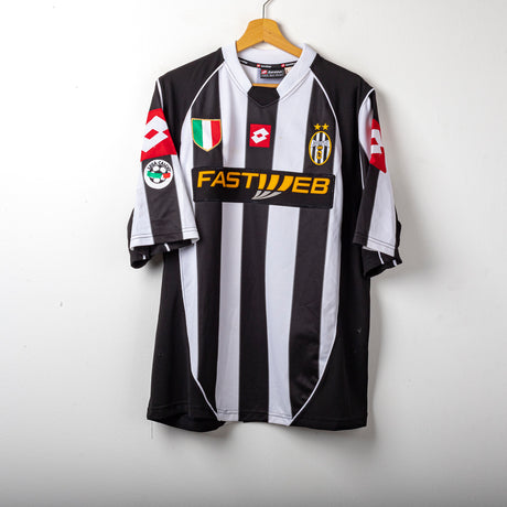 2002/2003 juventus lotto baiocco 20 home jersey