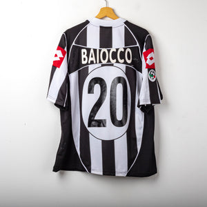 2002/2003 juventus lotto baiocco 20 home jersey