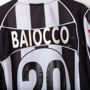 2002/2003 juventus lotto baiocco 20 home jersey