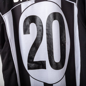 2002/2003 juventus lotto baiocco 20 home jersey