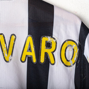 2009/2010 juventus nike cannavaro 5 home jersey