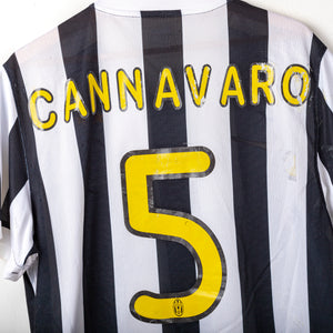 2009/2010 juventus nike cannavaro 5 home jersey