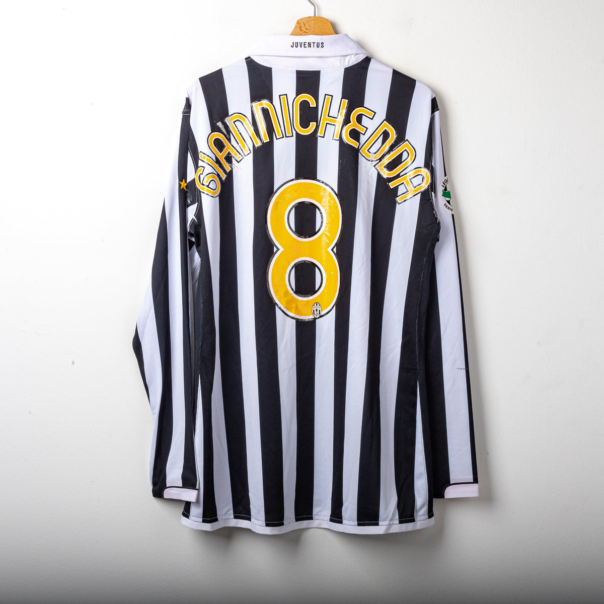 2006/2007 juventus nike giannichedda 8 ls home jersey