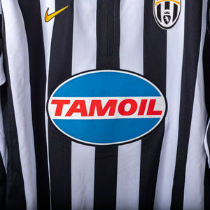 2006/2007 juventus nike giannichedda 8 ls home jersey