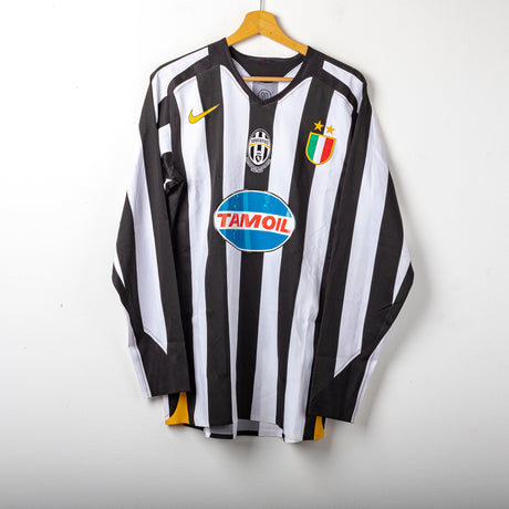 2005/2006 juventus nike emerson 8 ls home jersey