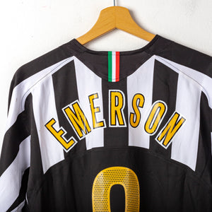 2005/2006 juventus nike emerson 8 ls home jersey