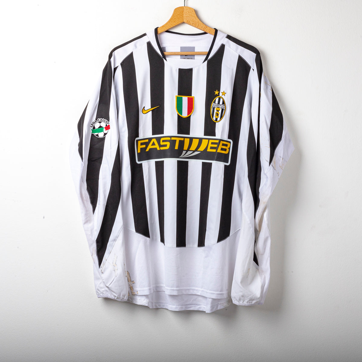 maglia home juventus nike thuram 21 2003/2004