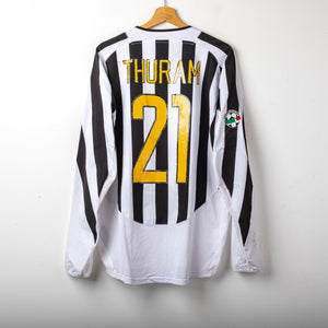 maglia home juventus nike thuram 21 2003/2004