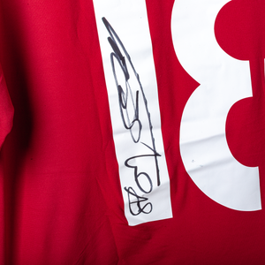 Maglia Home Roma Diadora Cassano 18 autografata 2004/2005