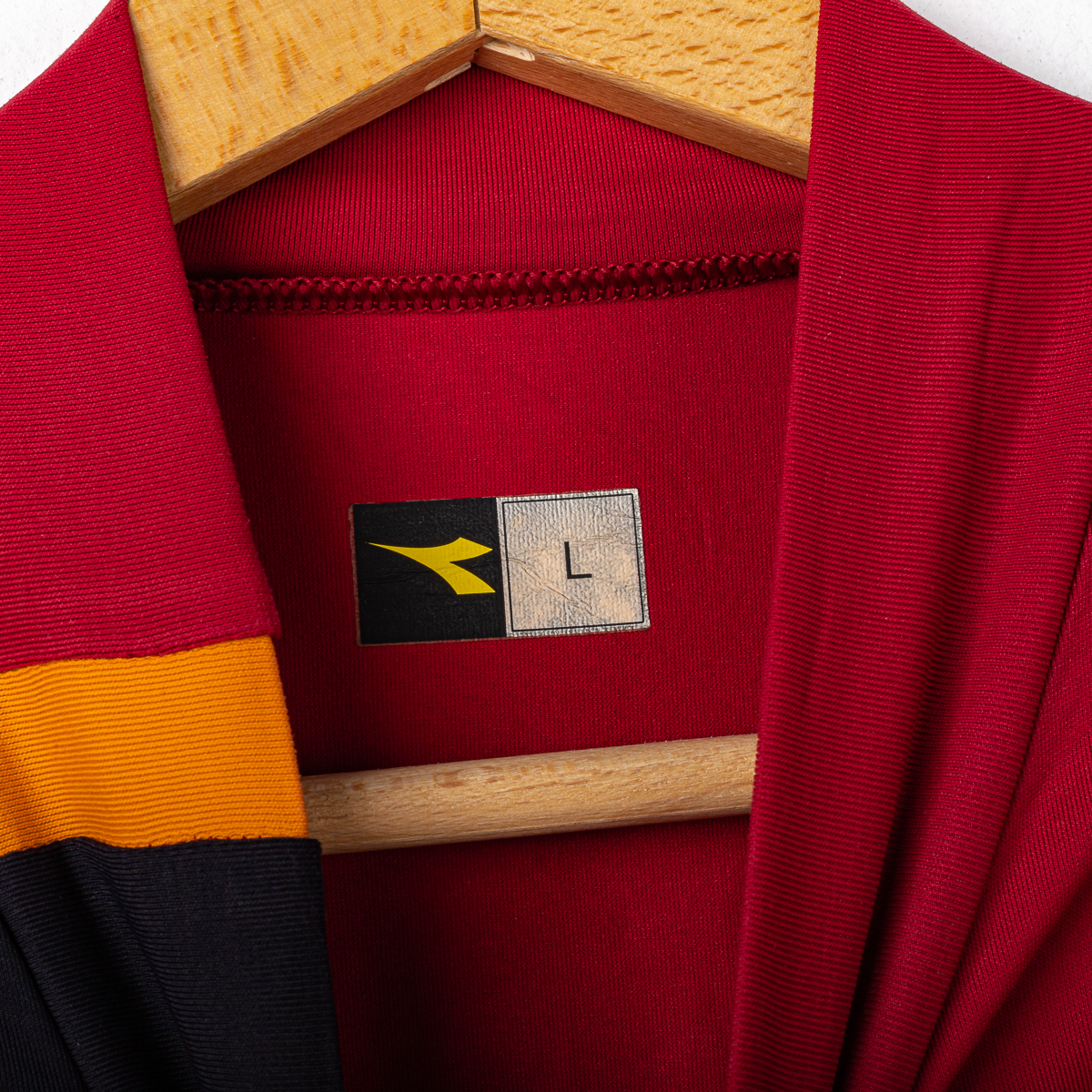 Maglia Home Roma Diadora Cassano 18 autografata 2004/2005