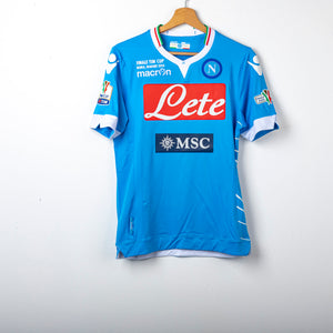 Maglia Home Napoli Finale Tim Cup Insigne 24 N°1745/1926 2013/2014