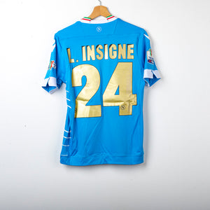 Maglia Home Napoli Finale Tim Cup Insigne 24 N°1745/1926 2013/2014