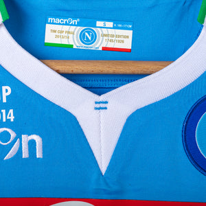 Maglia Home Napoli Finale Tim Cup Insigne 24 N°1745/1926 2013/2014