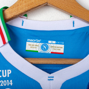 Maglia Home Napoli Finale Tim Cup Insigne 24 N°1745/1926 2013/2014