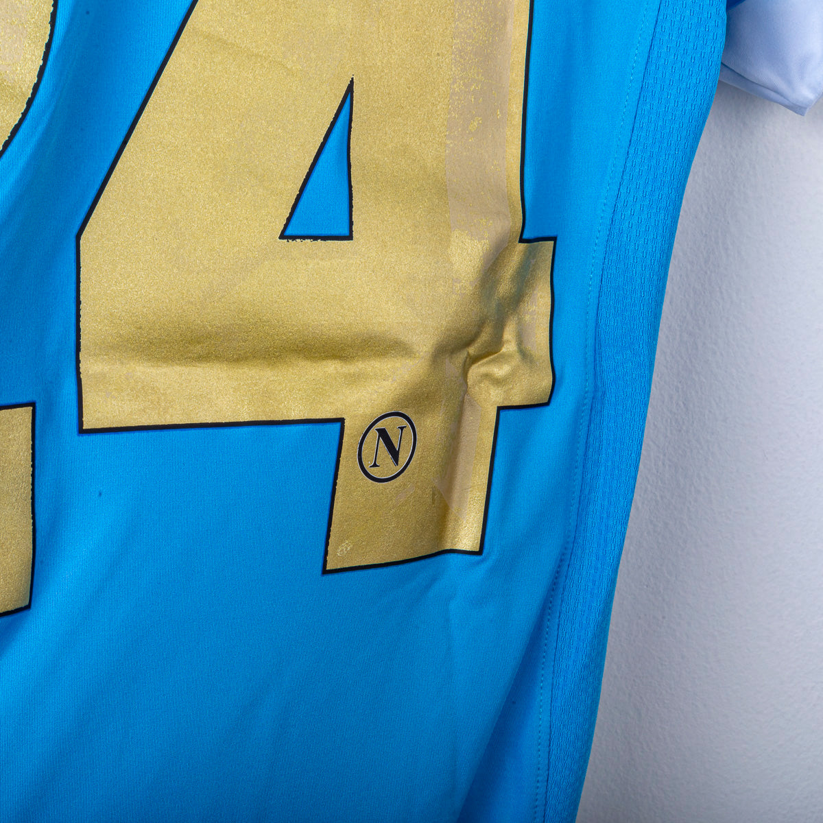 Maglia Home Napoli Finale Tim Cup Insigne 24 N°1745/1926 2013/2014