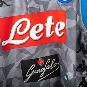 Maglia Third Napoli Kappa Mertens 14 ML 2018/2019 M