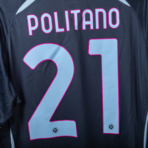 Maglia Third Napoli Kappa Politano 21 ML 2020/2021 XXL