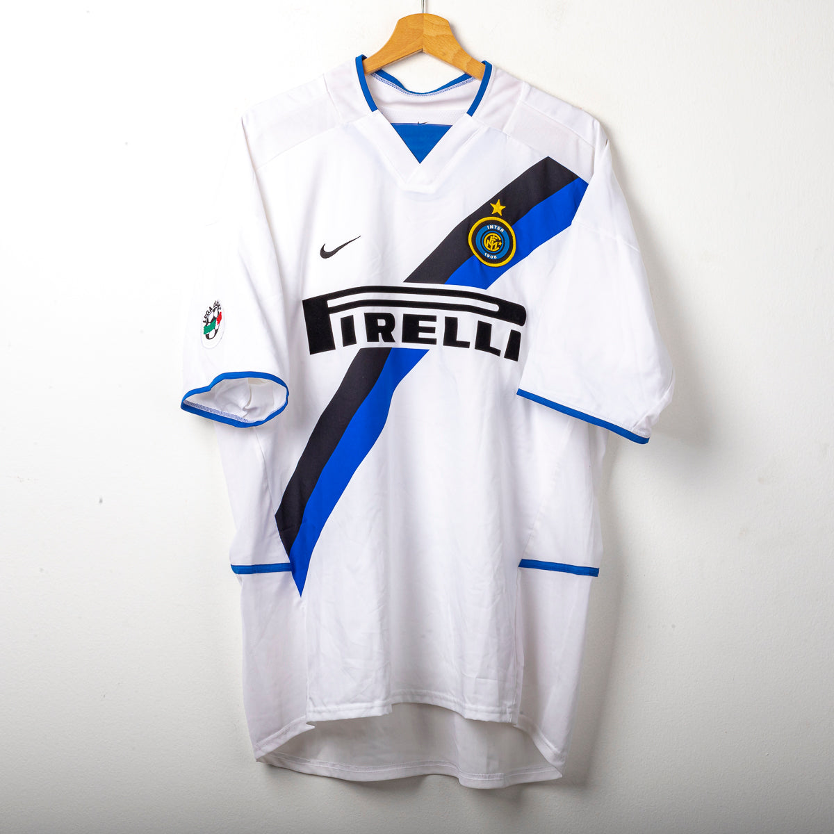 maglia away inter nike J.Zanetti 4 2002/2003 autografata