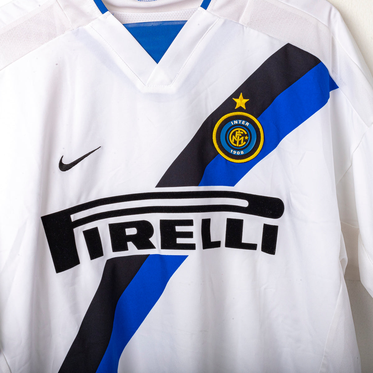 maglia away inter nike J.Zanetti 4 2002/2003 autografata