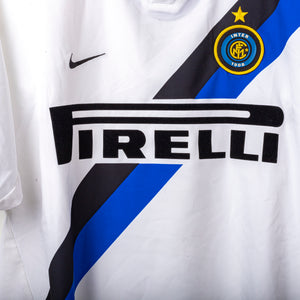 maglia away inter nike J.Zanetti 4 2002/2003 autografata