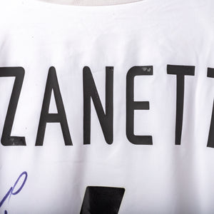 maglia away inter nike J.Zanetti 4 2002/2003 autografata