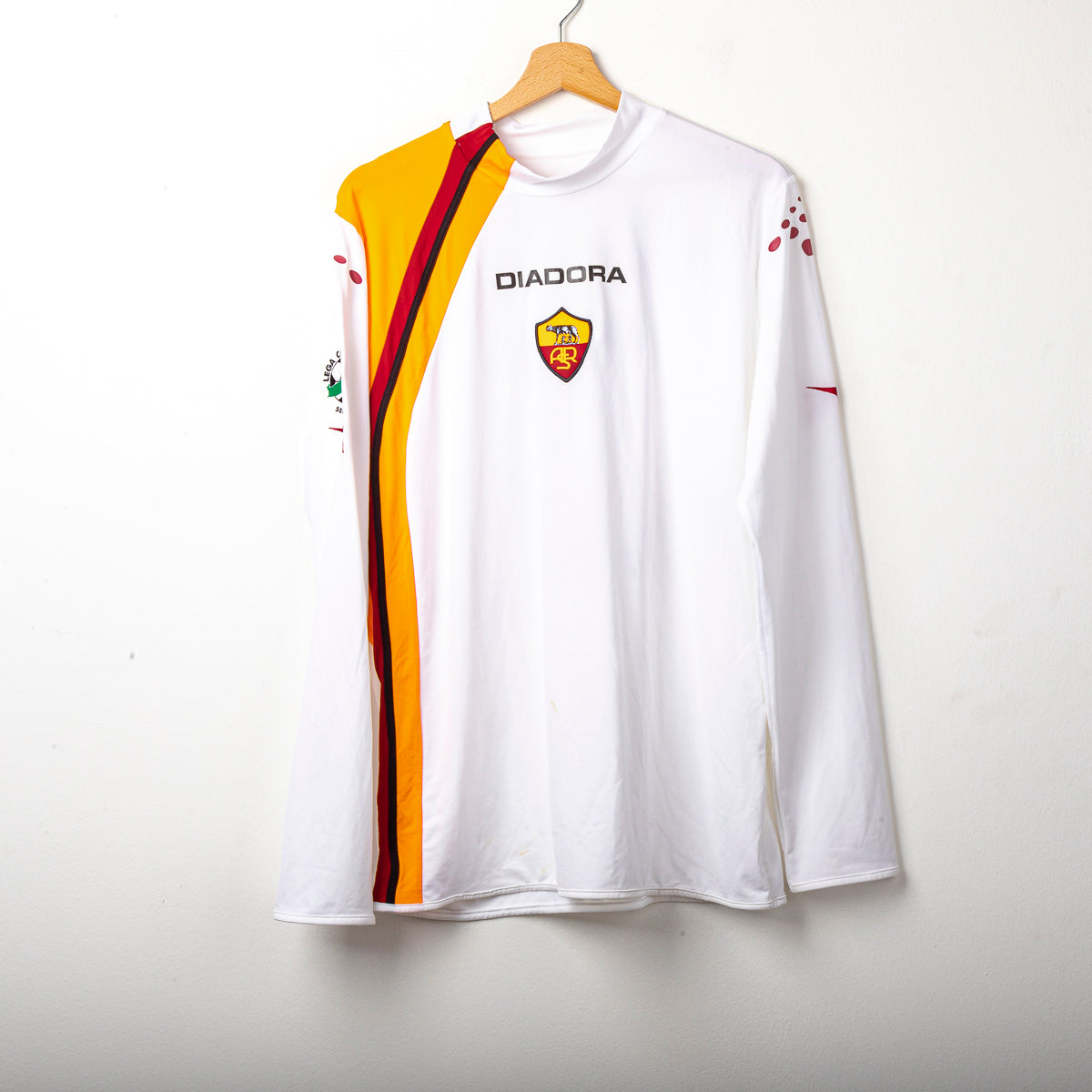 maglia away roma diadora alvarez 7 ml 2005/2006