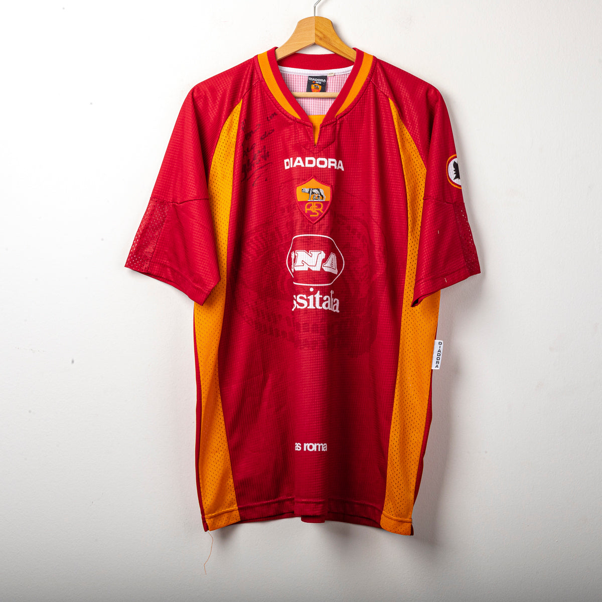 Maglia home Roma Diadora Vagner 13 1997/1998