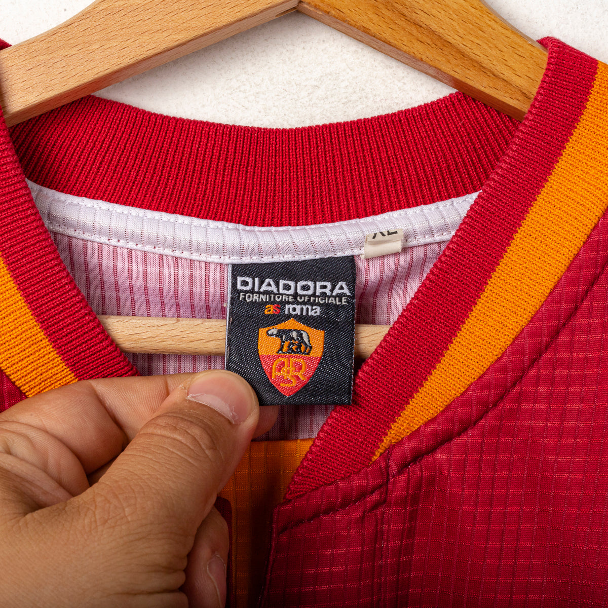 Maglia home Roma Diadora Vagner 13 1997/1998