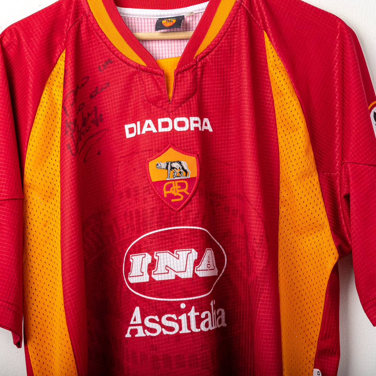 Maglia home Roma Diadora Vagner 13 1997/1998