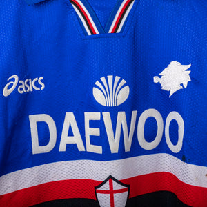 MAGLIA HOME SAMPDORIA ASICS 1997/1998 ML 21 SCARCHILLI