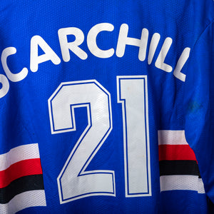 MAGLIA HOME SAMPDORIA ASICS 1997/1998 ML 21 SCARCHILLI