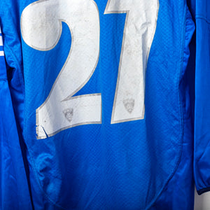 2006/2007 empoli asics baldanzeddu 21 ls home jersey