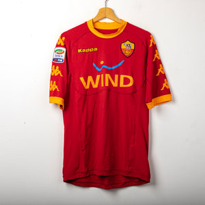 2010/2011 roma kappa cassetti 77 home jersey