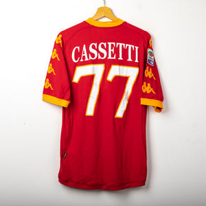2010/2011 roma kappa cassetti 77 home jersey
