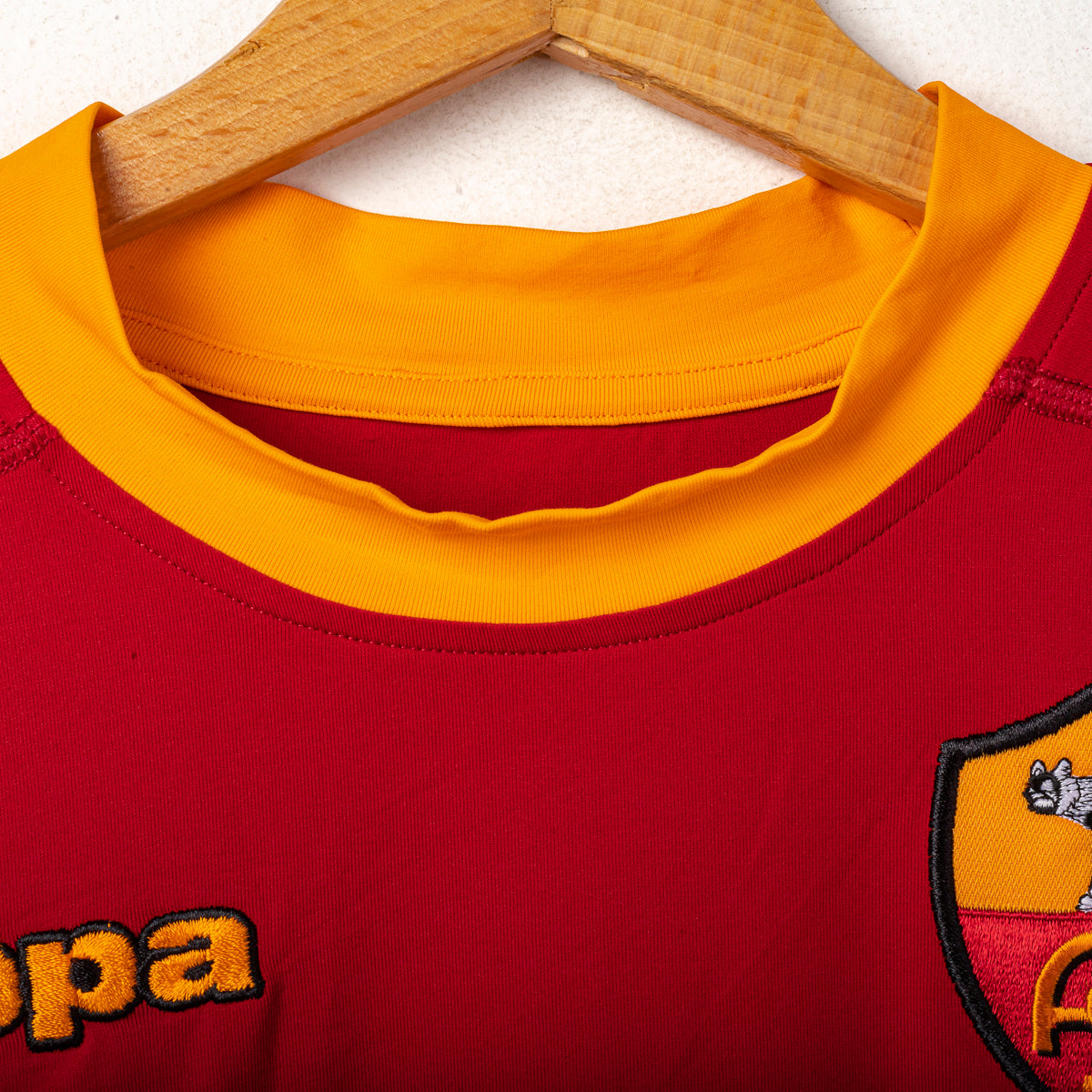 2010/2011 roma kappa cassetti 77 home jersey