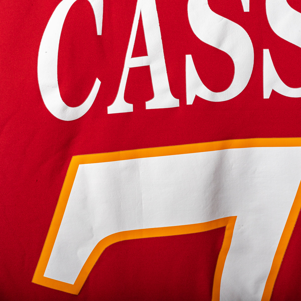 2010/2011 roma kappa cassetti 77 home jersey