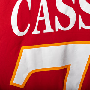 2010/2011 roma kappa cassetti 77 home jersey