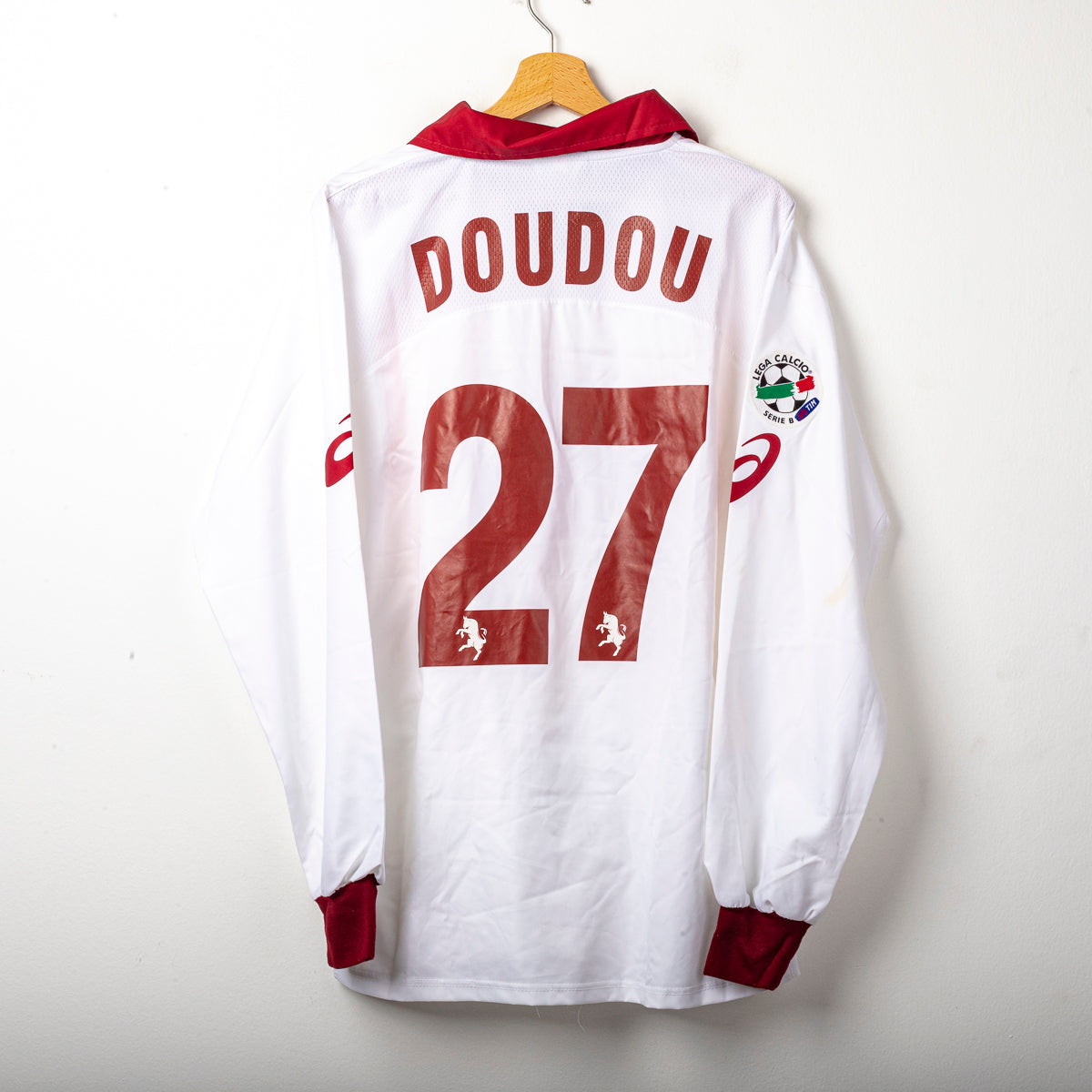 2005/2006 torino asics away jersey ls doudou 27
