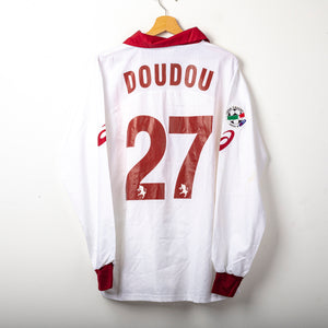 2005/2006 torino asics away jersey ls doudou 27