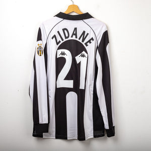 Maglia Home Juventus Kappa Sony MiniDisc Zidane 21 ML 1997/1998 L