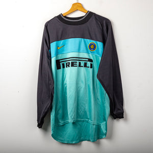 1999/2000 inter nike N12 goalkeeper ls home jersey