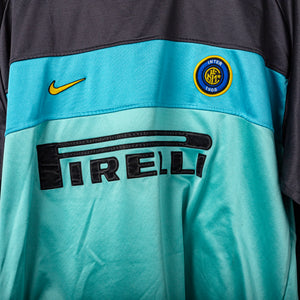1999/2000 inter nike N12 goalkeeper ls home jersey