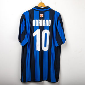 Maglia Home Inter Nike Adriano 10 Centenario 2007/2008 XL