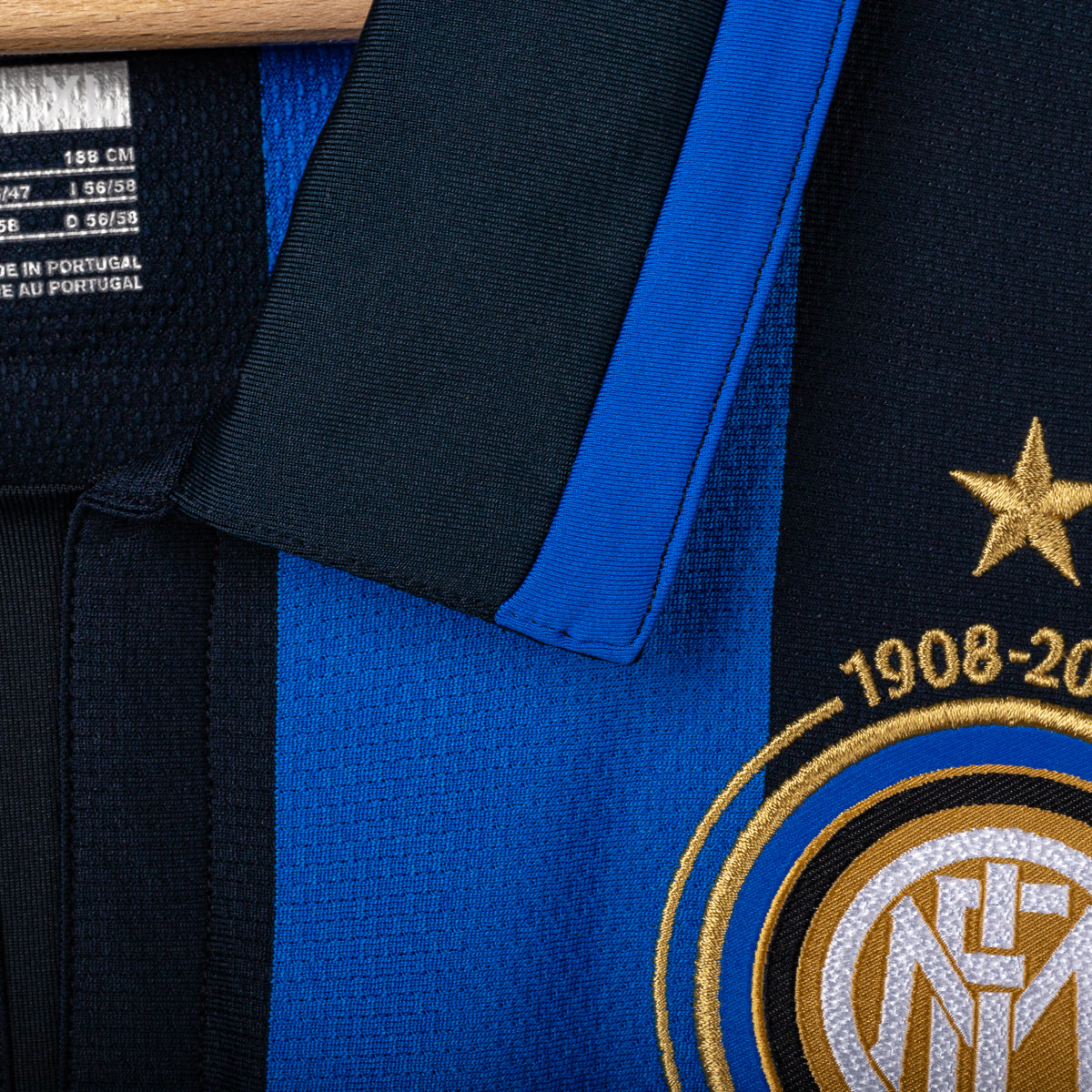 Maglia Home Inter Nike Adriano 10 Centenario 2007/2008 XL